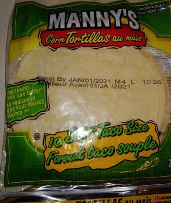 Manny's Corn Tortillas