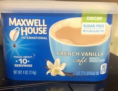 Decaf French Vanilla Cafe-Style Beverage Mix
