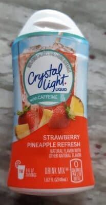 Strawberry Pineapple Refresh Liquid Drink Mix With Caffeine