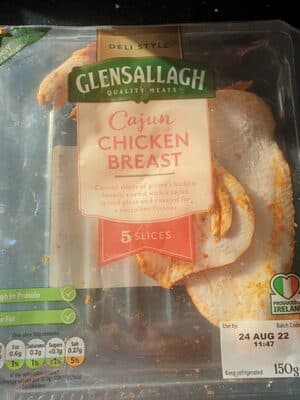 Glensallagh cajun chicken breast