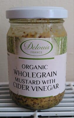Organic Wholegrain Mustard with Cider Vinegar
