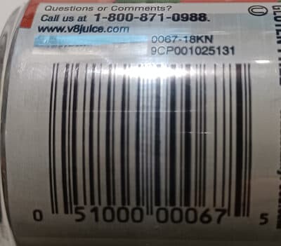 V8 Low Sodium