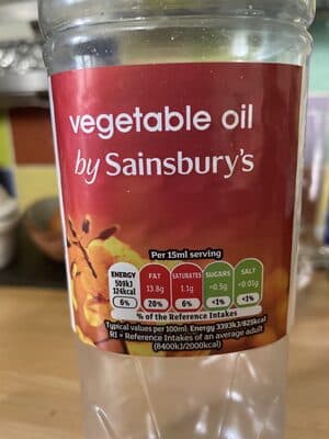 vegetable oil
