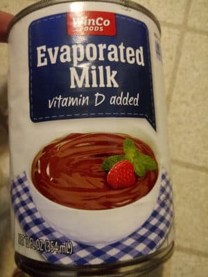 Evaporated Milk Vitamin D Added