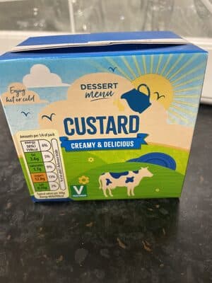 aldi dessert menu custard