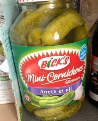 Mini cornichons