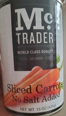 Carrots, Sliced - No Salt Added