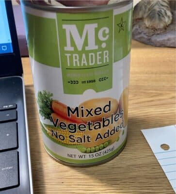 No Salt Added Mixed Vegetables