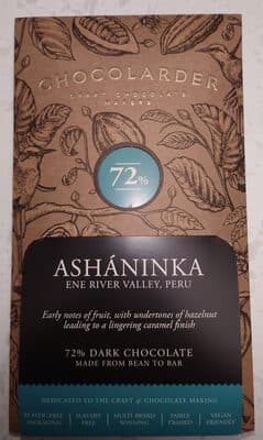Ashaninka 72% Dark Chocolate