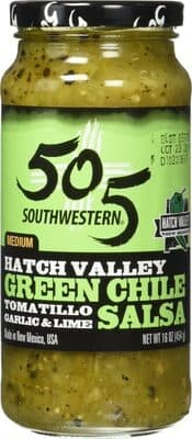 Tomatillo, Garlic & Lime Green Chile Salsa