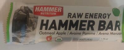 Raw Energy Bar Hammer Bar Oatmeal Apple