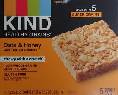 Oats & Honey With Toasted Coconut Granola Bars