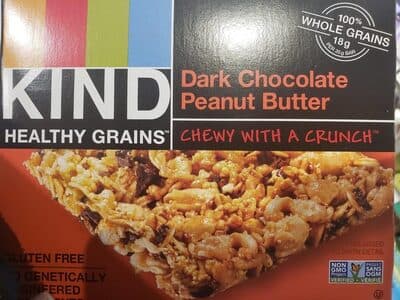 Healthy Grains Dark Chocolate Peanut Butter Granola Bar
