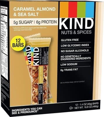 Nuts & Spices Bars, Caramel Almond & Sea Salt