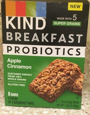 Apple Cinnamon Breakfast Probiotics Bars