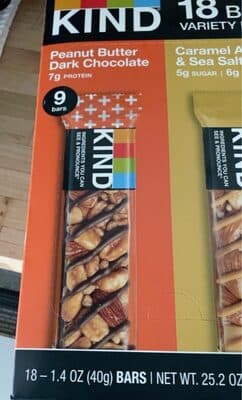 Peanut butter dark chocolate bars