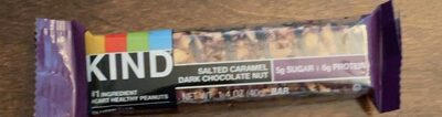 Salted Caramel Dark Chocolate Nut Bar