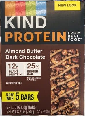Almond Butter Dark Chocolate Protein Bars