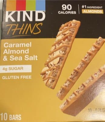 Kind Thins Caramel almond sea salt