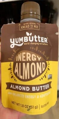 Inergy Almond Butter With Balanced Energy & Adaptogens