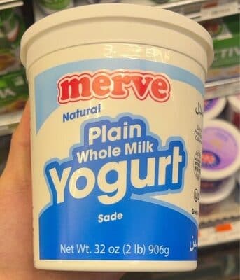 Merve Plain Whole Milk Yogurt