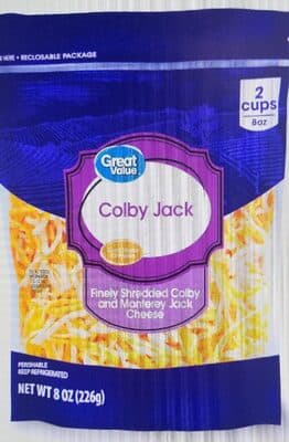 Colby Jack Finely Shredded Colby and Monterey Jack Cheese