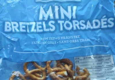 Mini bretzels torsads