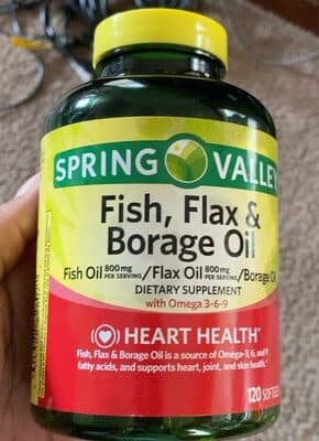 Fish, flax & borage oil