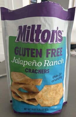 Gluten Free Jalapeño Ranch Crackers