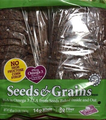 Serdss and grains bread