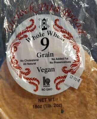 Turlock Pita Bread - Whole Wheat 9 Grain
