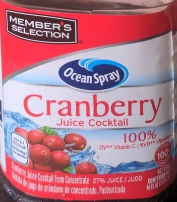 Ocean Spray Cranberry Juice Cocktail