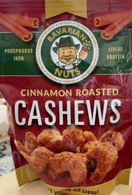 Magic bavarian nuts snacks cinnamon roasted cashews