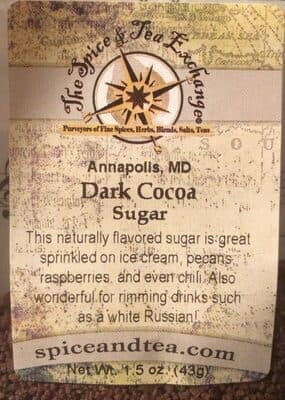 Dark Cocoa Sugar