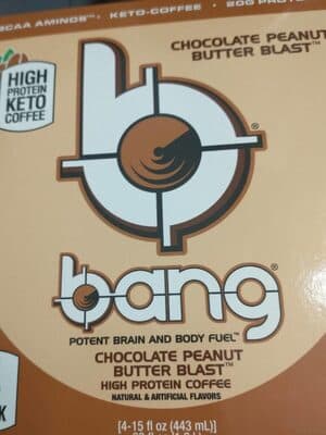 Chocolate Peanut Butter Blast High Protein Keto-Coffee
