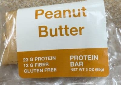 Peanut butter protein bar