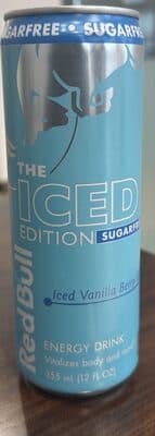 Red Bull The Iced Edition Sugarfree Energy Drink Iced Vanilla Berry