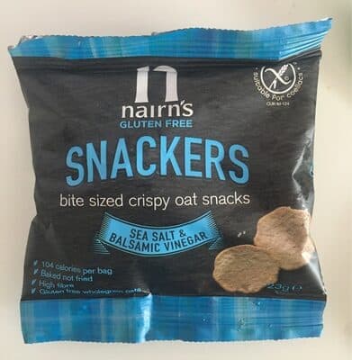 Nairn's Crispy Oat Snacks Sea Salt and Balsamic Vinegar