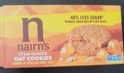 Stem Ginger Oat Cookies