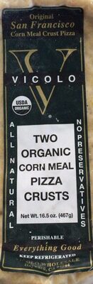 Vicolo organic corn meal pizza crusts