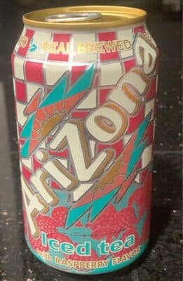 Iced Tea with Raspberry Flavor