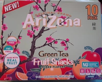 Green Tea Fruit Snacks