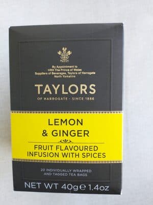 Lemon & Ginger Fruit Flavoured Infusion with Spices