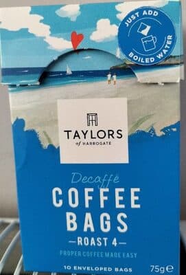 Decaffe coffee bags