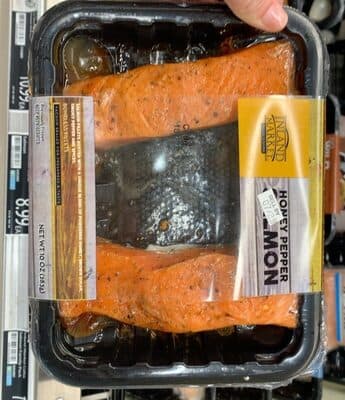 Honey pepper salmon