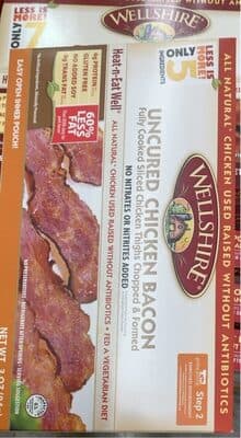 Classic Dry Rubbed Uncured Chicken Bacon