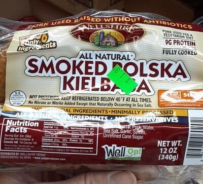 All Natural Smoked Kielbasa