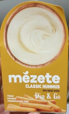 Classic Hummus with Breadsticks