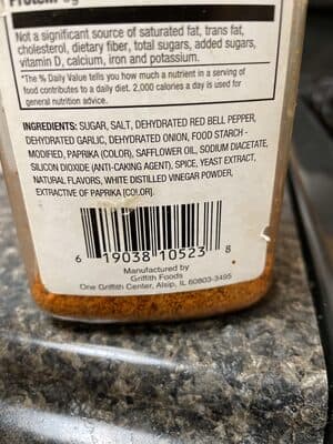 Garlic Pepper Seasoning