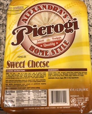 Sweet Cheese Pierogi
